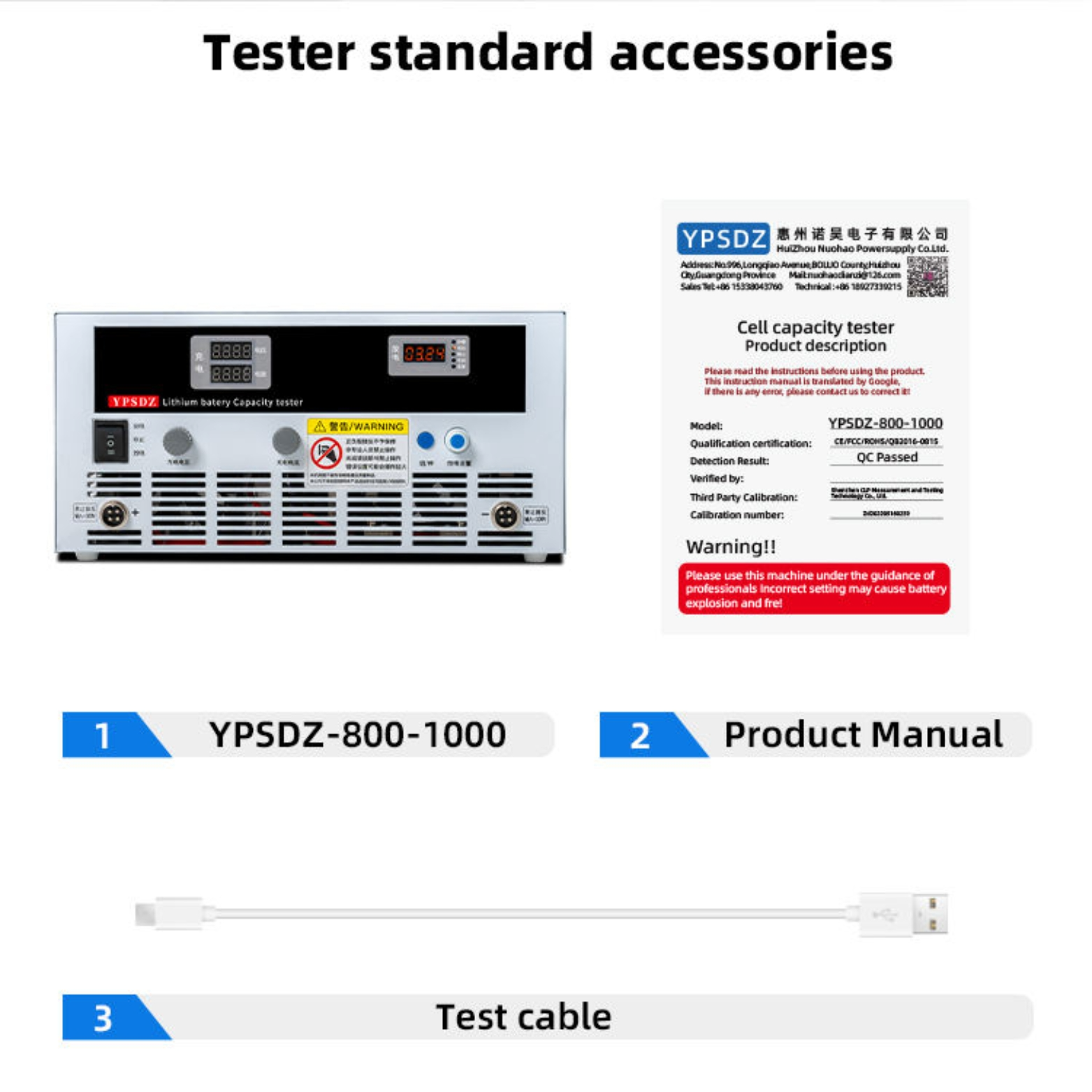 YPSDZ BATTERY CAPACITY TESTER 800-1000 - Image 5